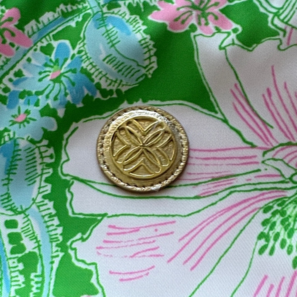 Lilly Pulitzer GWP Packing Drawstring Bag - Putting Green Poppyland - Picture 3 of 7